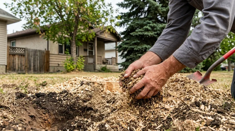Stump Grinding in Edmonton